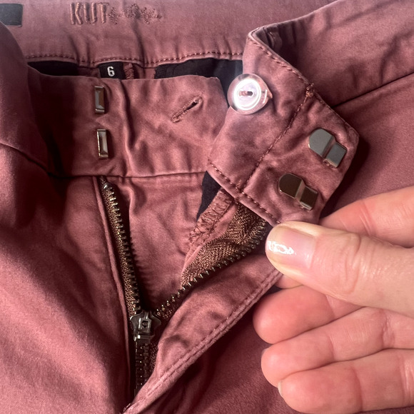 Kut From The Kloth Pants Womens 6 32x28‎ Trouser Skinny Business Casual Academia - Picture 5 of 11